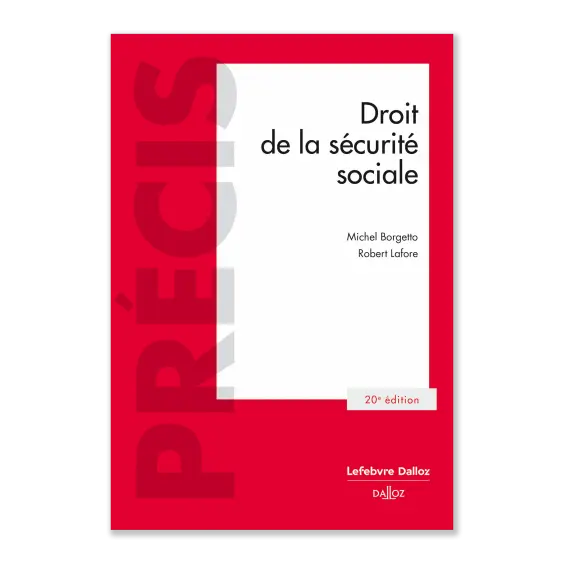 フランス社会保障法(Droit de la sécurité sociale) Droit de la sécurité sociale | Boutique Lefebvre Dalloz