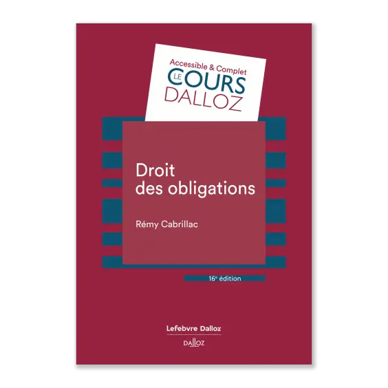 Droit des obligations | Boutique Lefebvre Dalloz