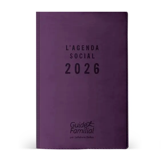 L’Agenda Social Relié 2026 - Violet Aubergine