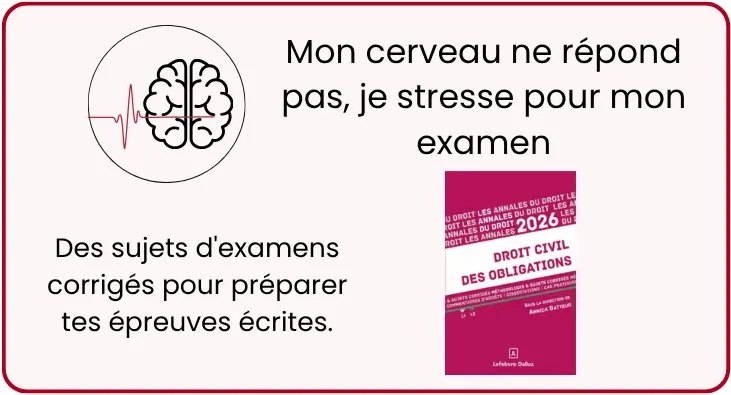 Mon cerveau ne répond pas, je stresse pour mon examen. Des sujets d'examens corrigés pour préparer tes épreuves écrites.