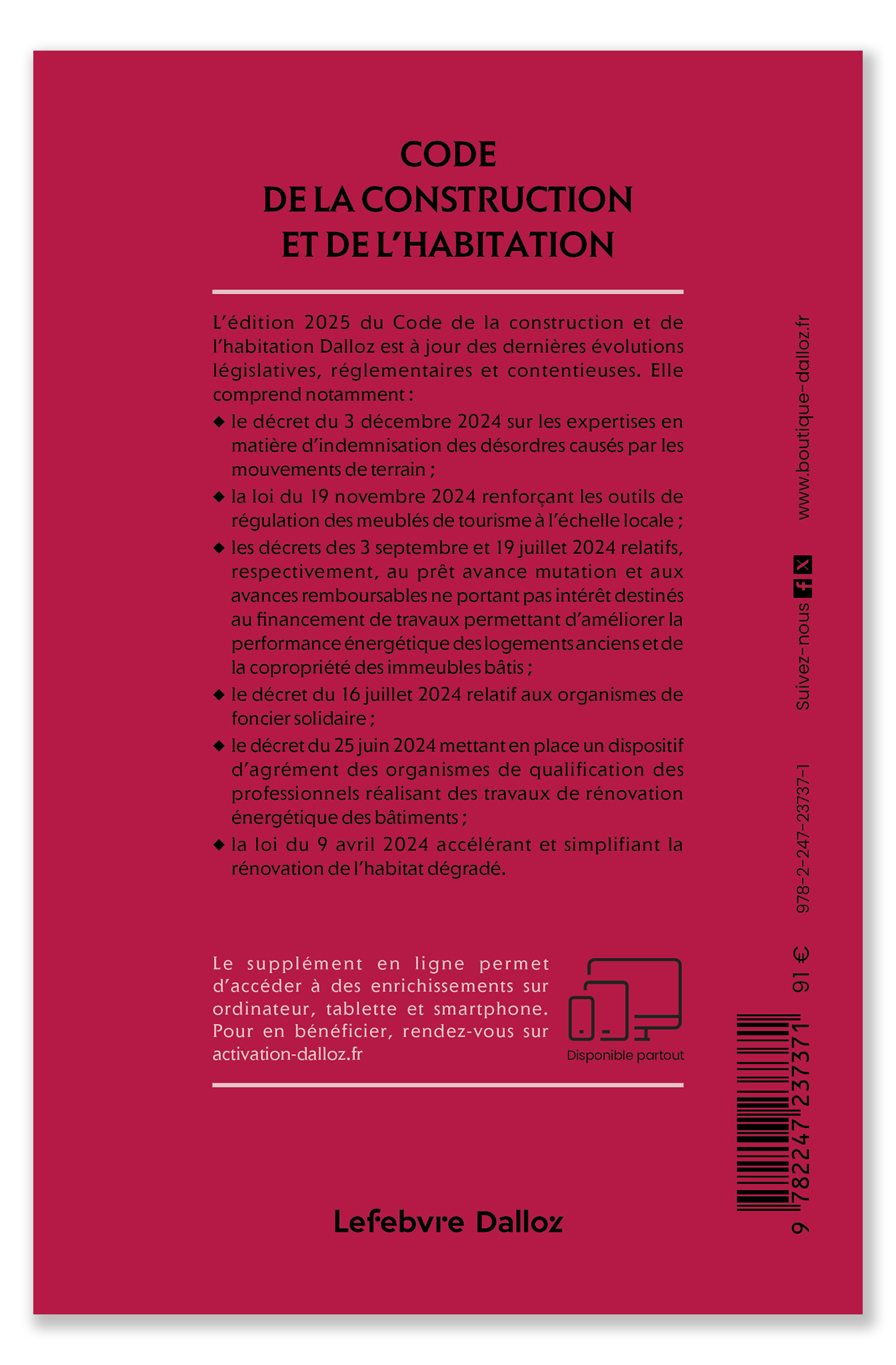 Code pénal : Annoté & Commenté | Boutique Lefebvre Dalloz