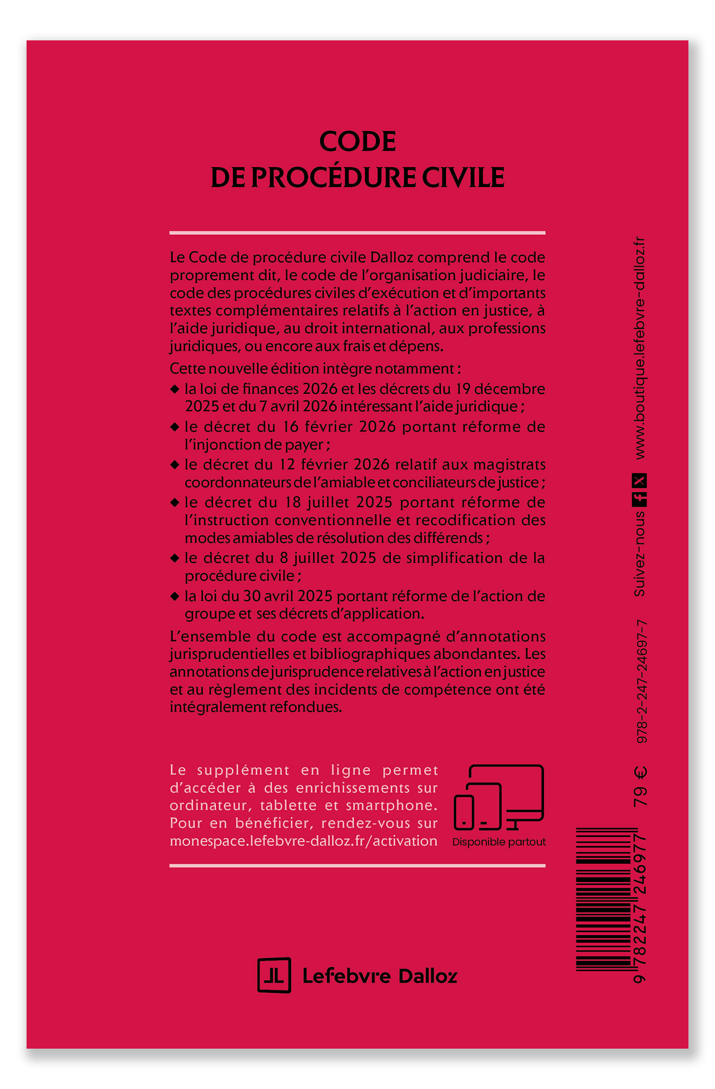 Droit des obligations 2027