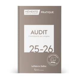 Couverture : Mémento Audit et commissariat aux comptes, Lefebvre Dalloz · Francis Lefebvre, 2025–2026